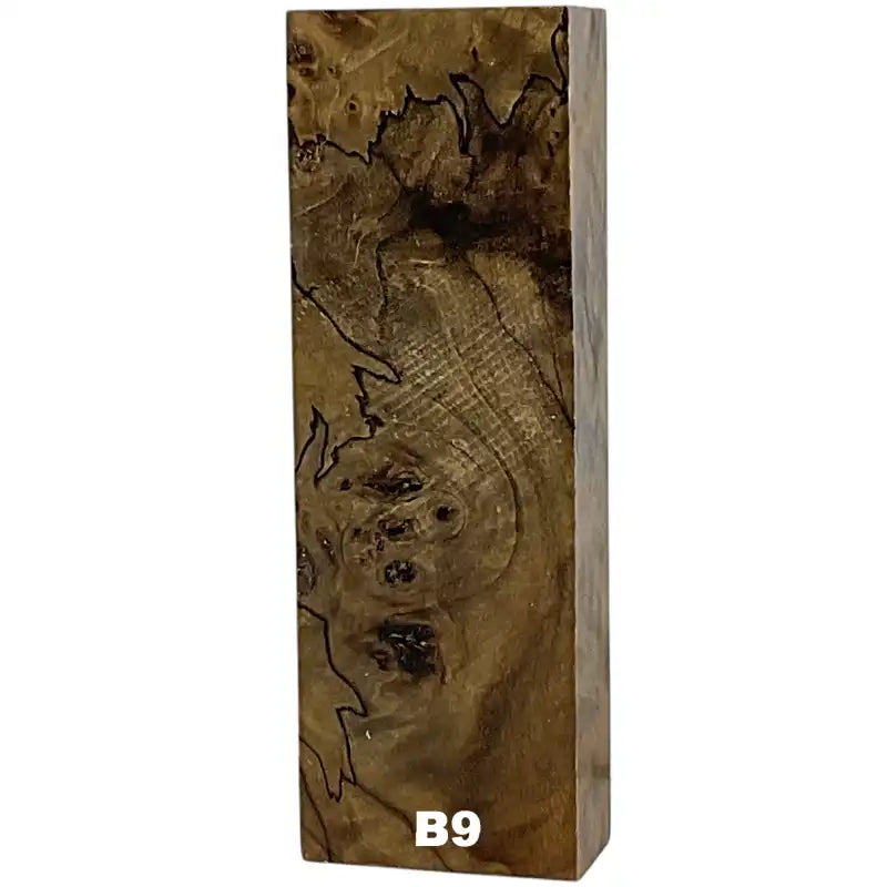 Poplar Burl- HOT WALNUT- Stabilized Wood by Raffir®