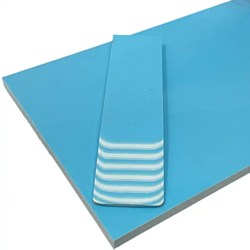 G10 Multicolor Sheets- SKY BLUE & WHITE - Maker Material Supply