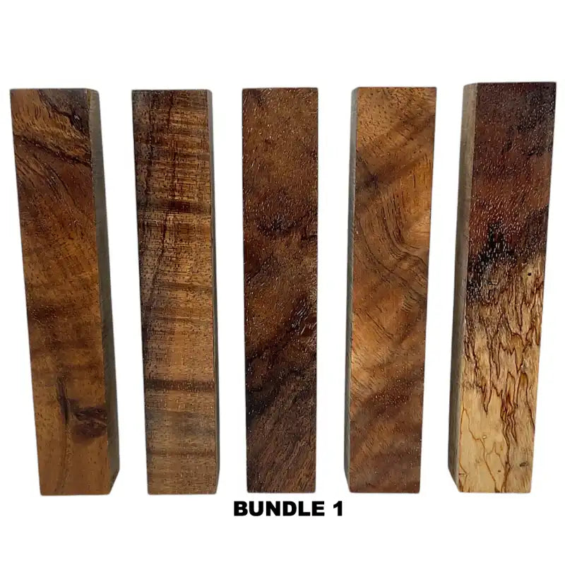 Koa Wood Pen Blanks- Professionally Stabilized - Maker Material Supply