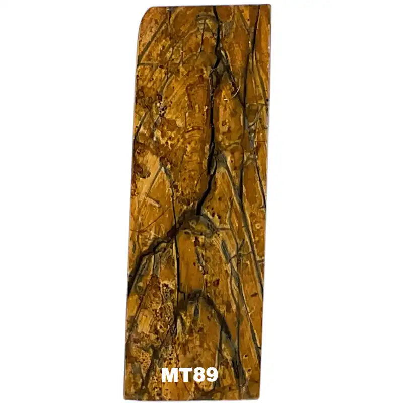 Mammoth Ivory Tusk Slabs- NATURAL BROWN- Stabilized by Raffir - Maker Material Supply