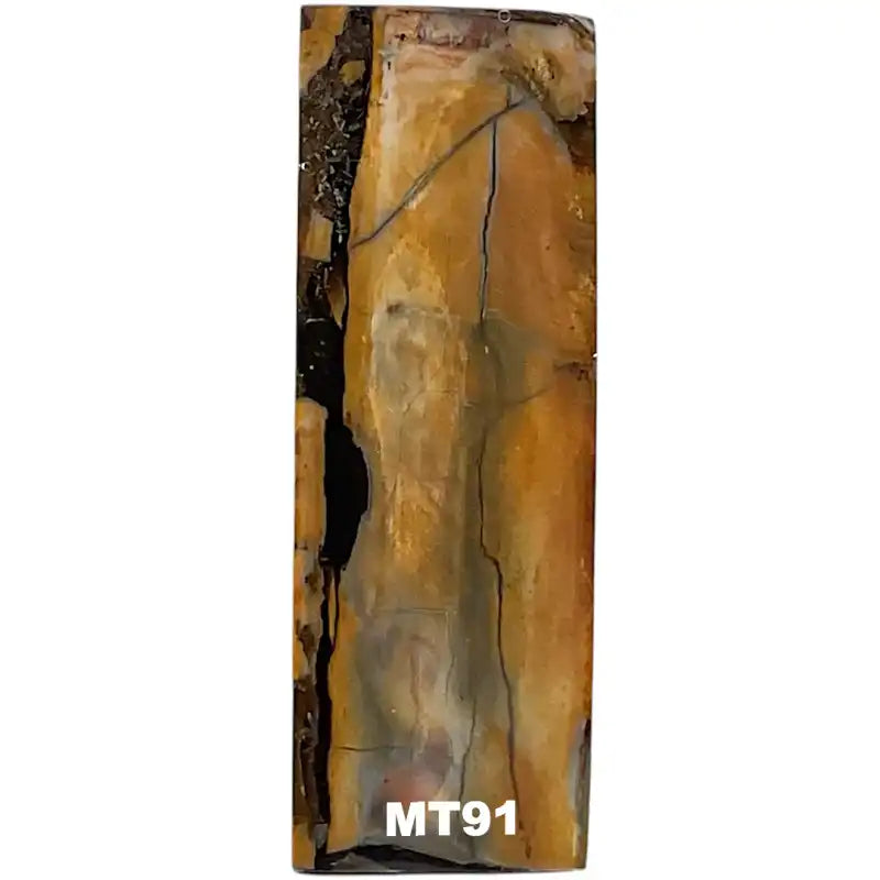 Mammoth Ivory Tusk Slabs- NATURAL BROWN- Stabilized by Raffir - Maker Material Supply