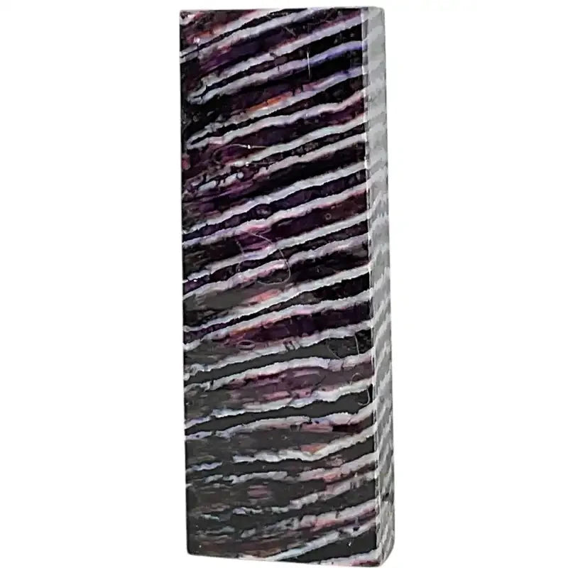 Mammoth Molar Block- PURPLE- .88" x 1.6" x 4.7"- Raffir® Fossils - Maker Material Supply