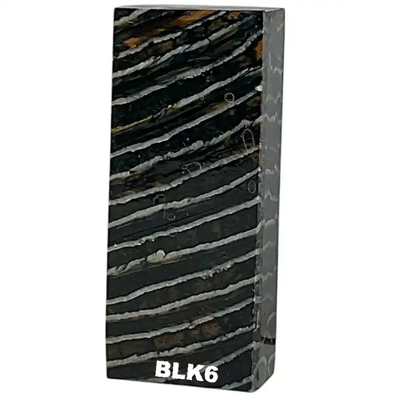 Mammoth Molar Blocks- BLACK- Raffir® Fossils - Maker Material Supply