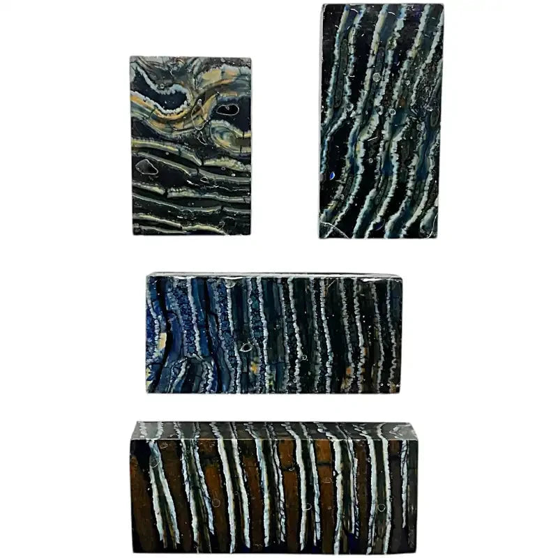 Mammoth Molar Blocks- DARK BLUE- Raffir® Fossils - Maker Material Supply