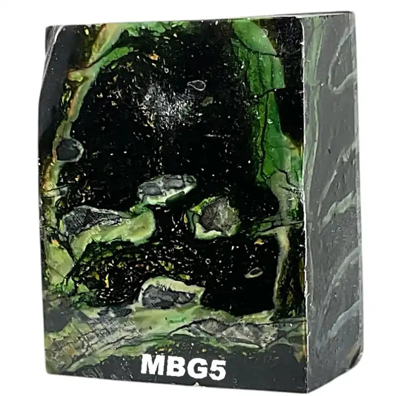 Mammoth Molar Blocks- GREEN- Raffir® Fossils - Maker Material Supply