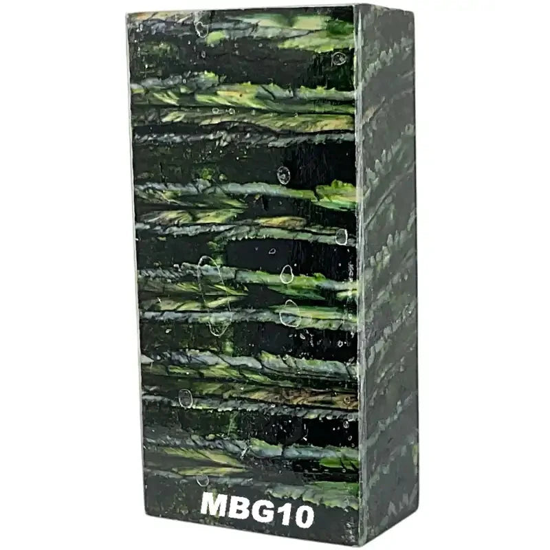 Mammoth Molar Blocks- GREEN- Raffir® Fossils - Maker Material Supply