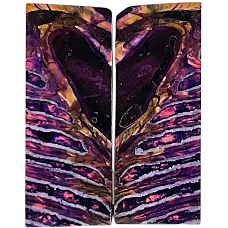 Mammoth Molar Scales- PURPLE HEART- Raffir® FossilsHobbies & Creative Arts