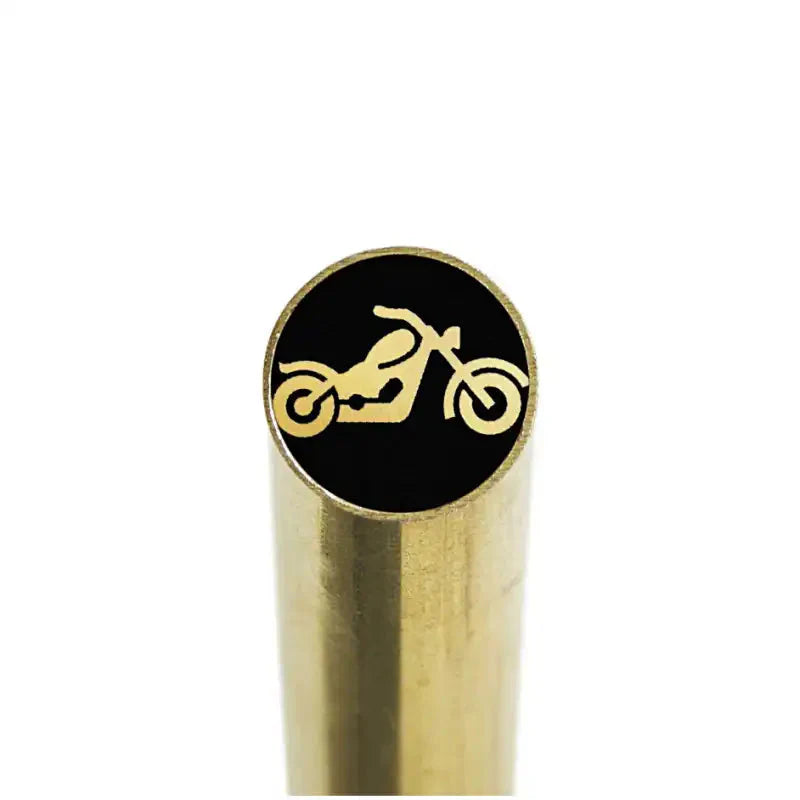 Motorcycle- Mosaic Knife Handle Pin - Maker Material Supply