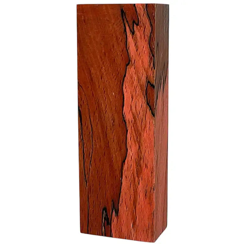 Spalted Beech- RED- Y Cut- Stabilized & Dyed Wood by Raffir - Maker Material Supply