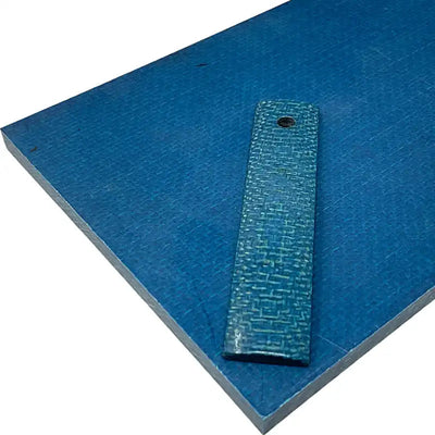 Vibe Composites- Jute Micarta- Admiral Blue - Maker Material Supply