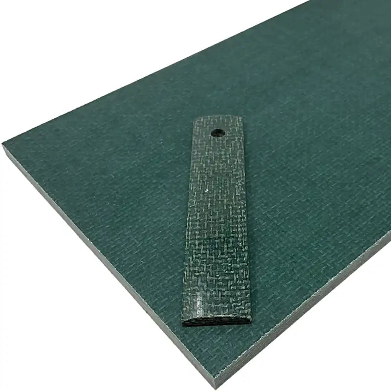 Vibe Composites- Jute Micarta- Juniper Green - Maker Material Supply