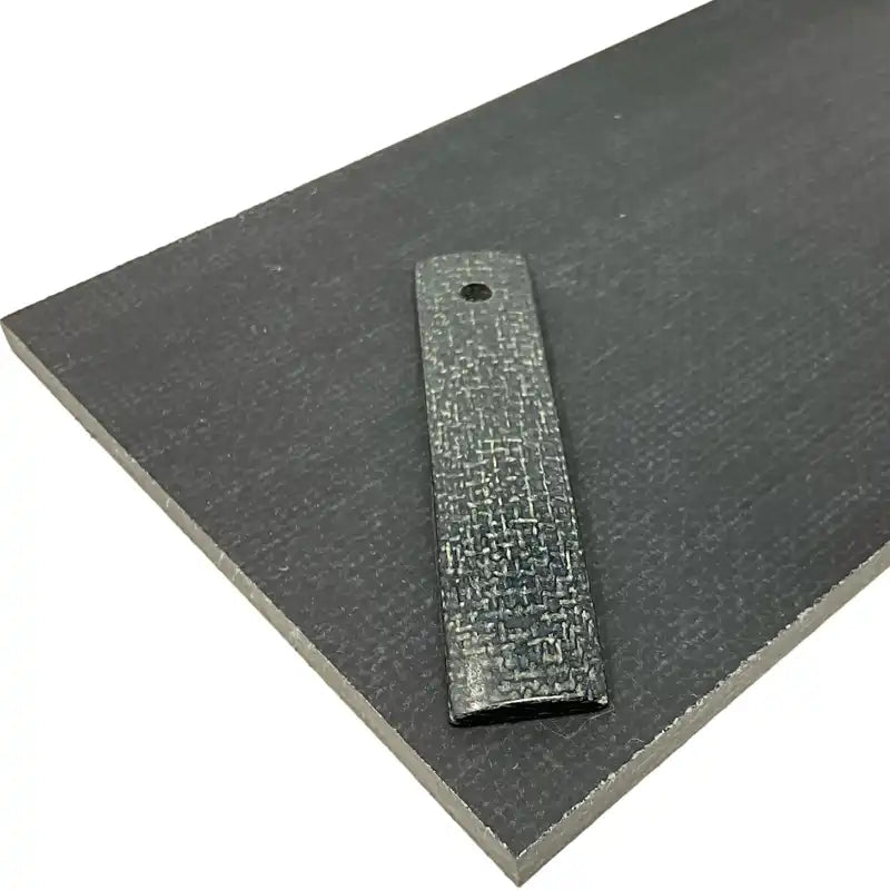 Vibe Composites- Jute Micarta- Midnight Black - Maker Material Supply