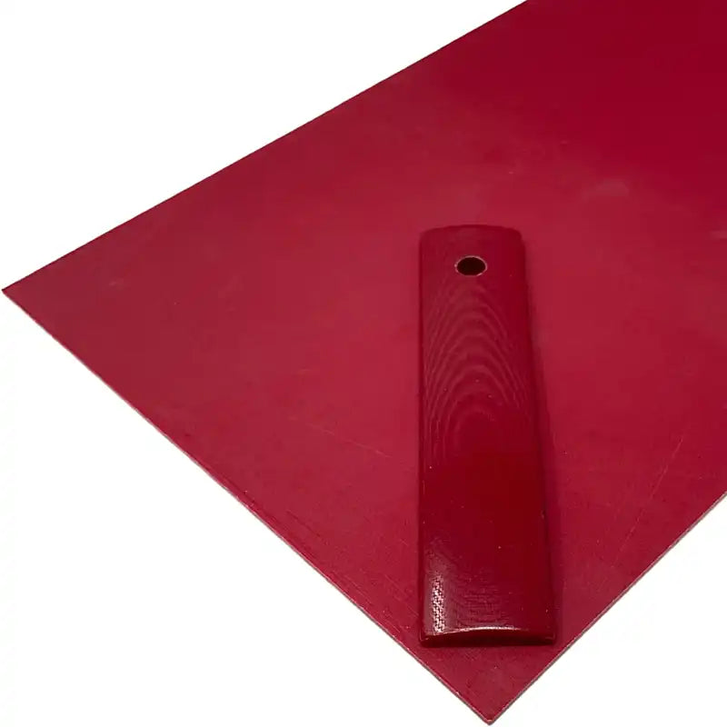 Vibe Composites- Linen Micarta- Ruby Red - Maker Material Supply