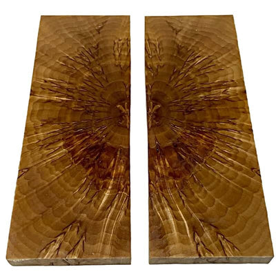 Masur Birch- NATURAL STARBURST-  Stabilized Wood by Raffir - Maker Material Supply